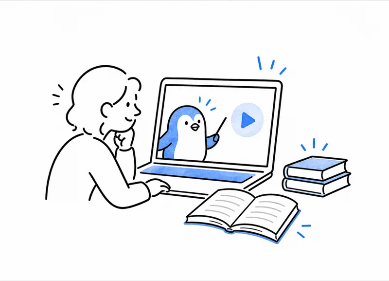 教育・eラーニングを表すイラスト