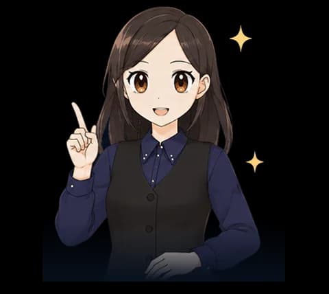 商品を案内するブランドキャラクターのAIスタッフ